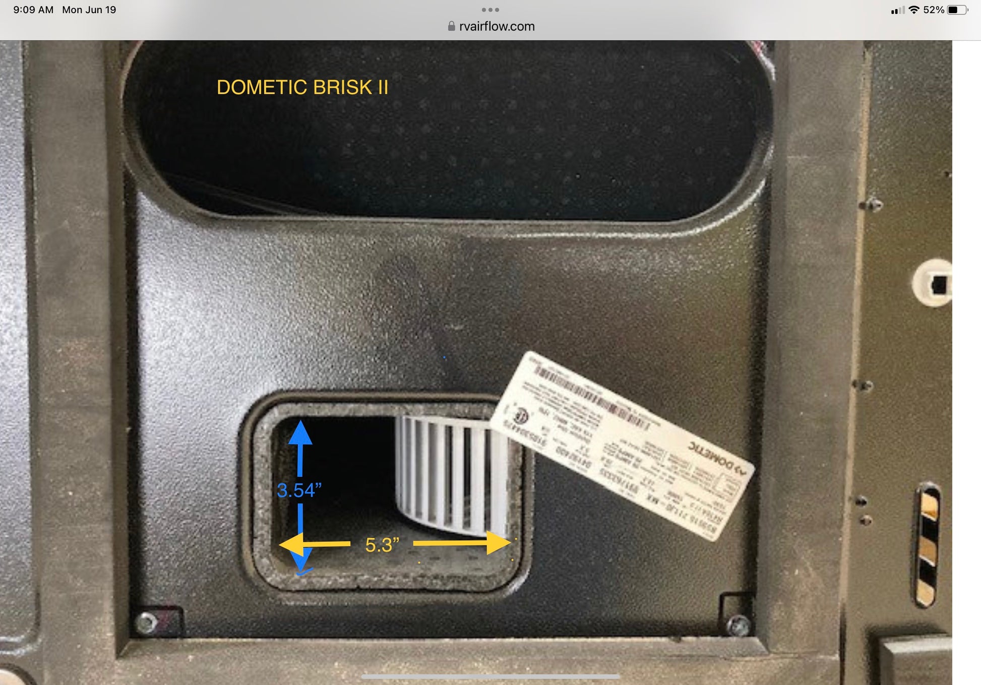 A/C Connect - Dometic Brisk II Evolution - KoolRV Solutions, Inc