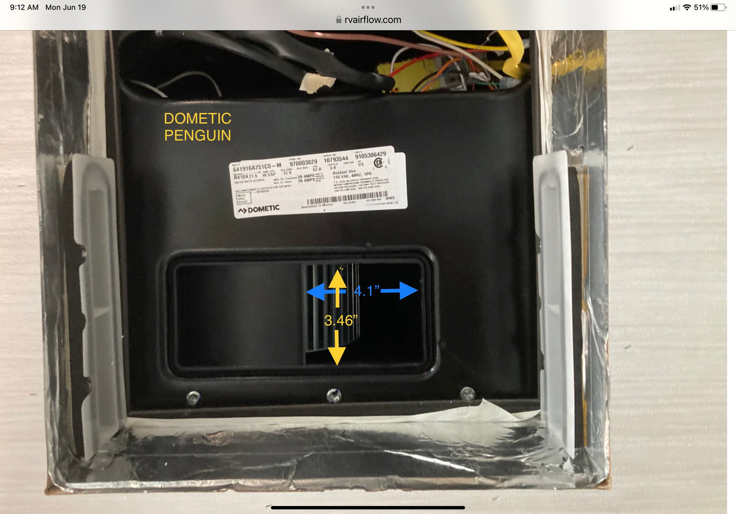 A/C Connect - Dometic Penguin II - KoolRV Solutions, Inc